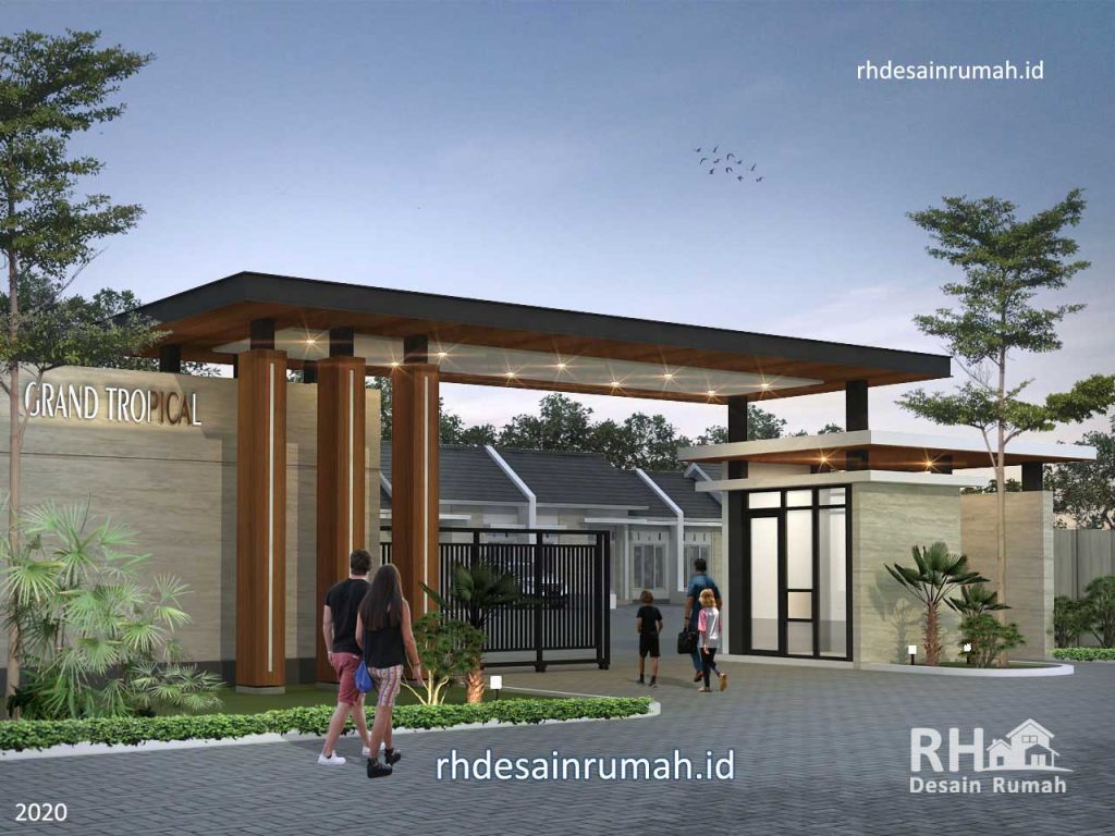Gate Perancang Desain Gate Perumahan