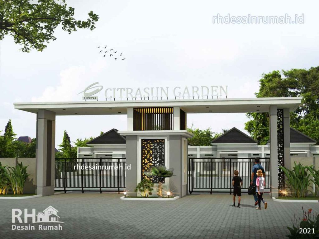 Desain Gate Perumahan