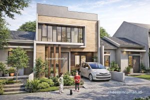 Read more about the article Desain Rumah Modern 2 Lantai 7×12 Meter