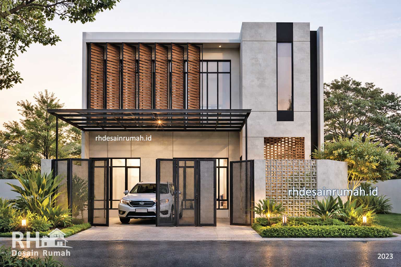Read more about the article Desain Rumah 2 Lantai Modern Mewah