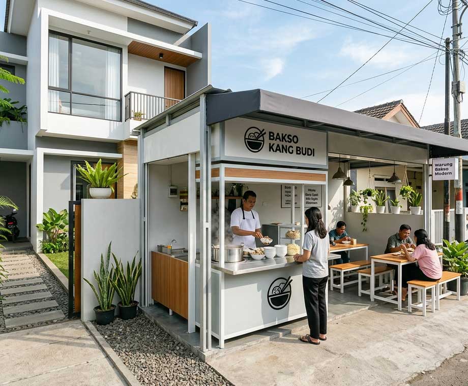 You are currently viewing Ide Desain Warung Makan Depan Rumah